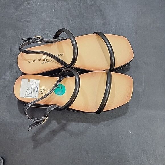 BRAND NEW CHINESE LAUNDRY SARTI DOUBLE ANKLE STRAP PLATFORM WEDGES SANDAL - Picture 5 of 16